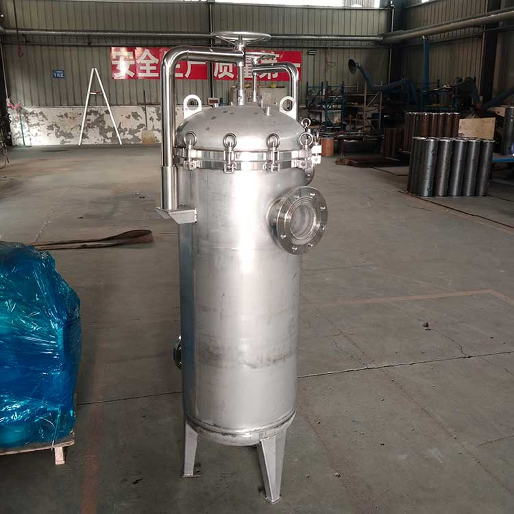 華豫供應(yīng)三袋Φ450袋式過濾器 殼體材質(zhì)304